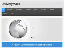 Tablet Screenshot of deliverymaxx.com